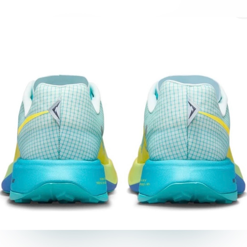 Nike ZoomX 🔥 Ultrafly Trail Blue Green Yellow DX1978-301 Men's Sz 10 Shoes NEW - Picture 6 of 9